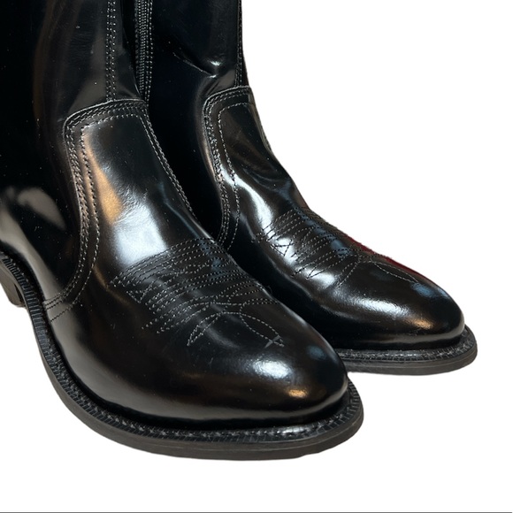 HP! Leather Classics Dress Western Cowboy Boots - Picture 2 of 12